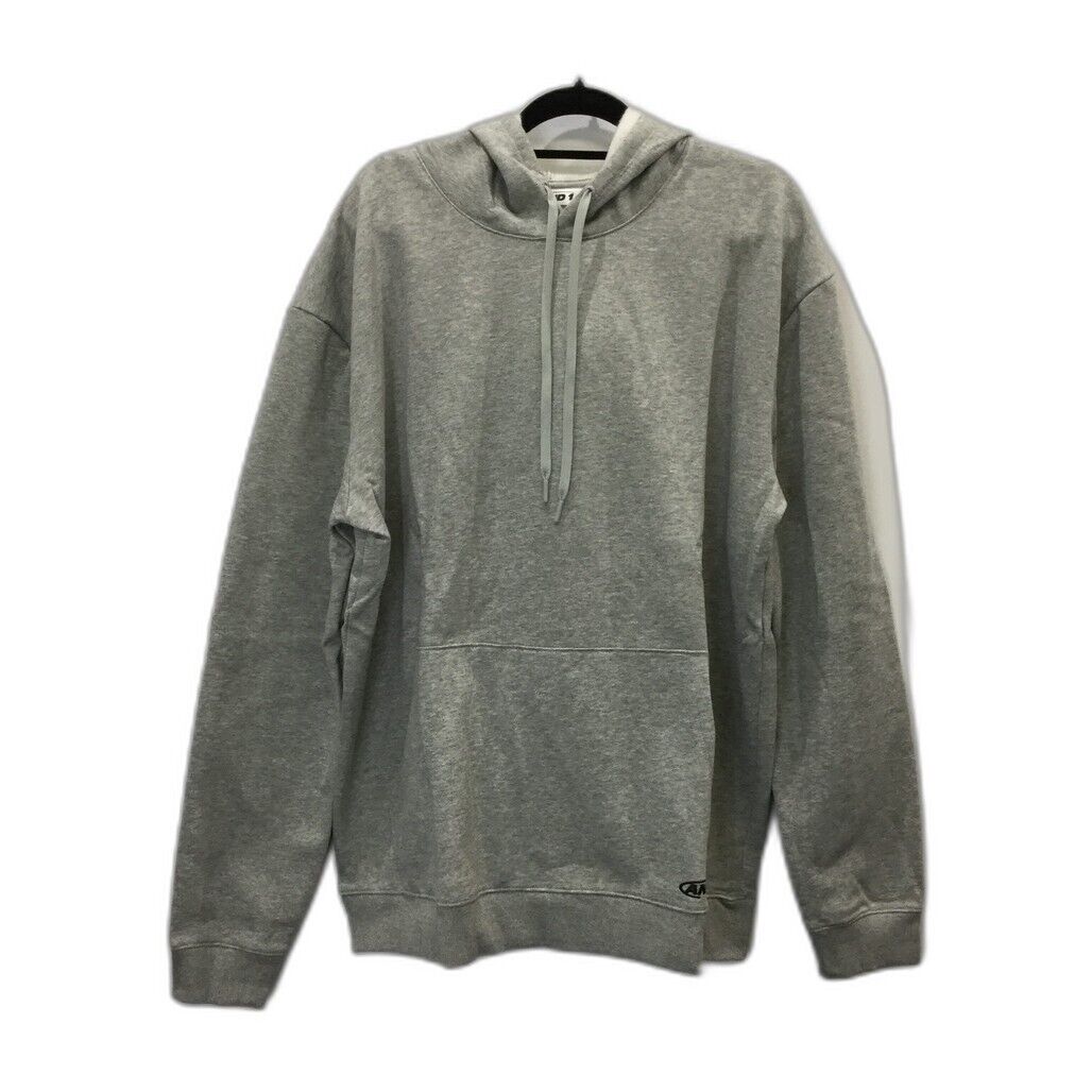 AND1 Grey Fleece Soft Jumper Pullover Hooded Sweater Pockets Unisex Size 2Xl NEW