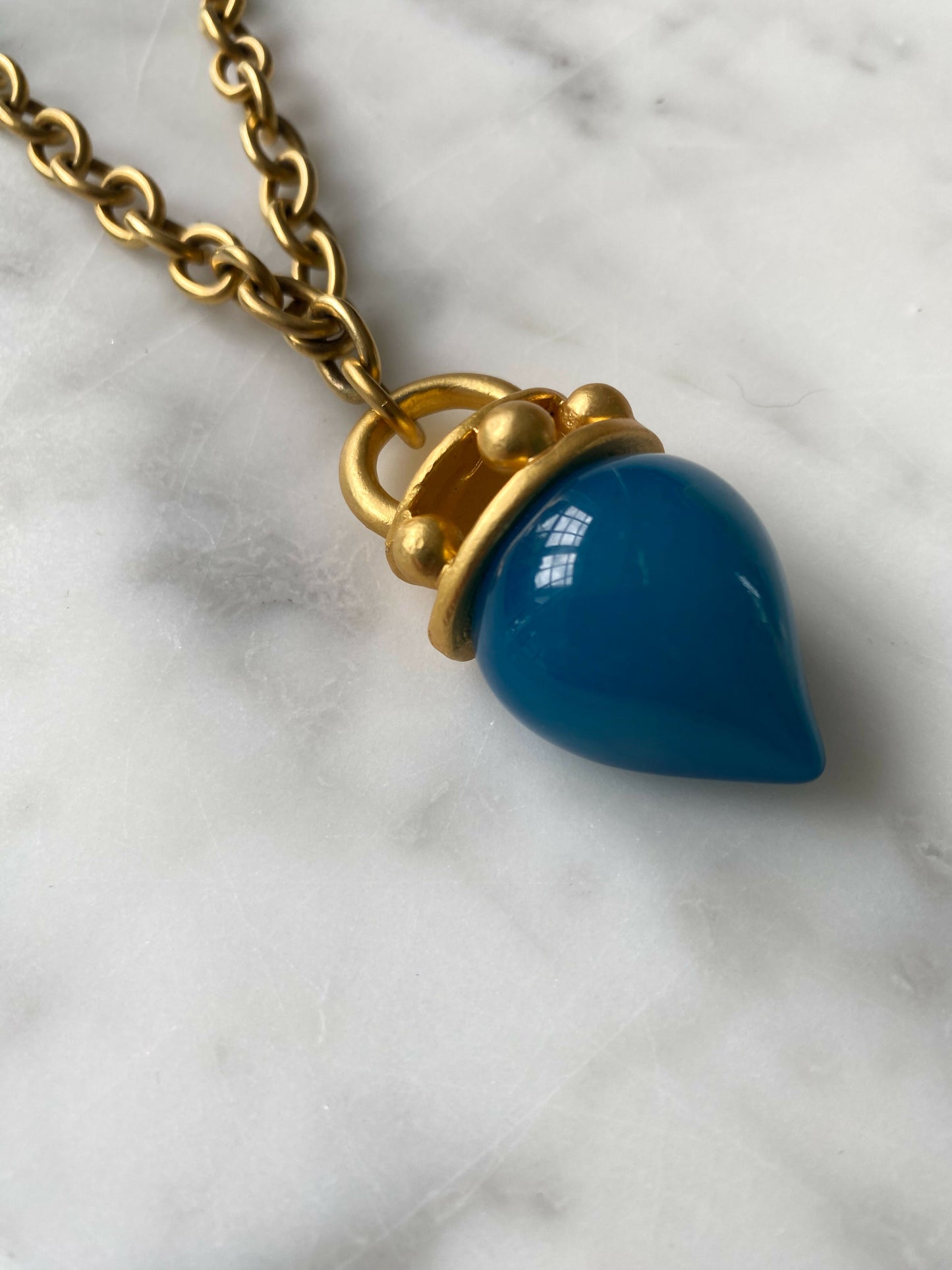 Gold-Tone Pendant Necklace