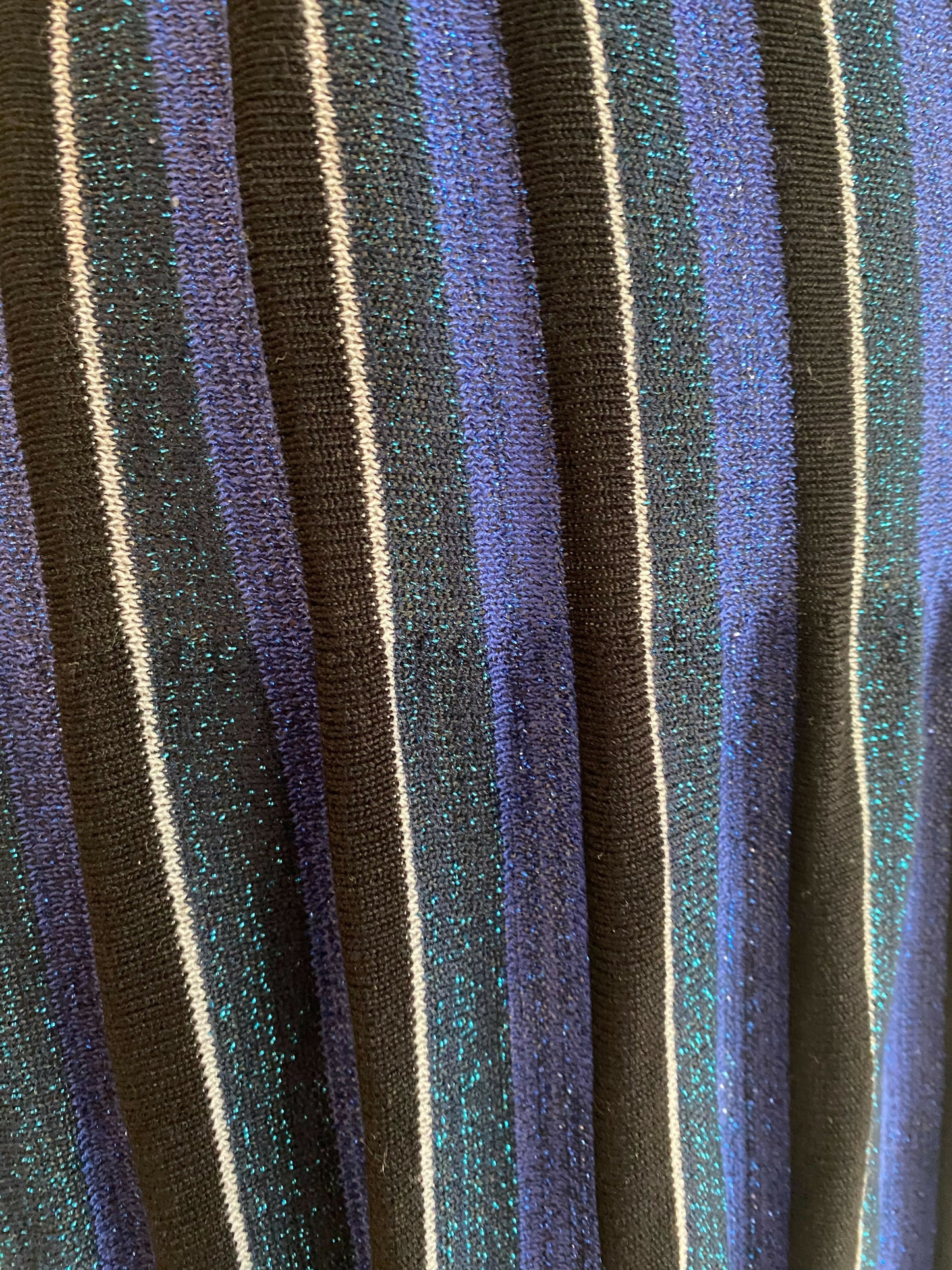 Women's Zara Size S Striped Lurex Skirt