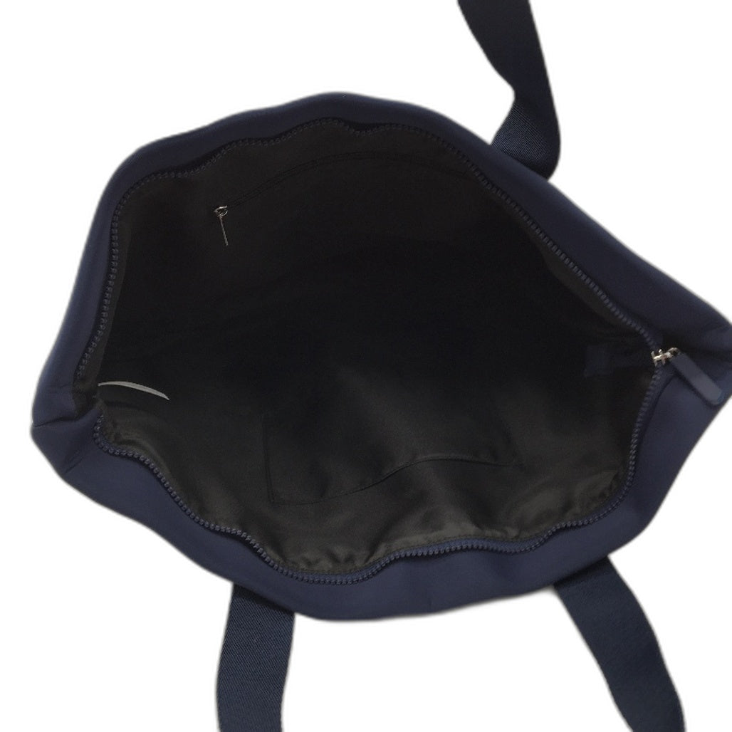 Target Blue Neoprene Large Fully Lined Active Soft Touch Tote Shoulder Bag NEW