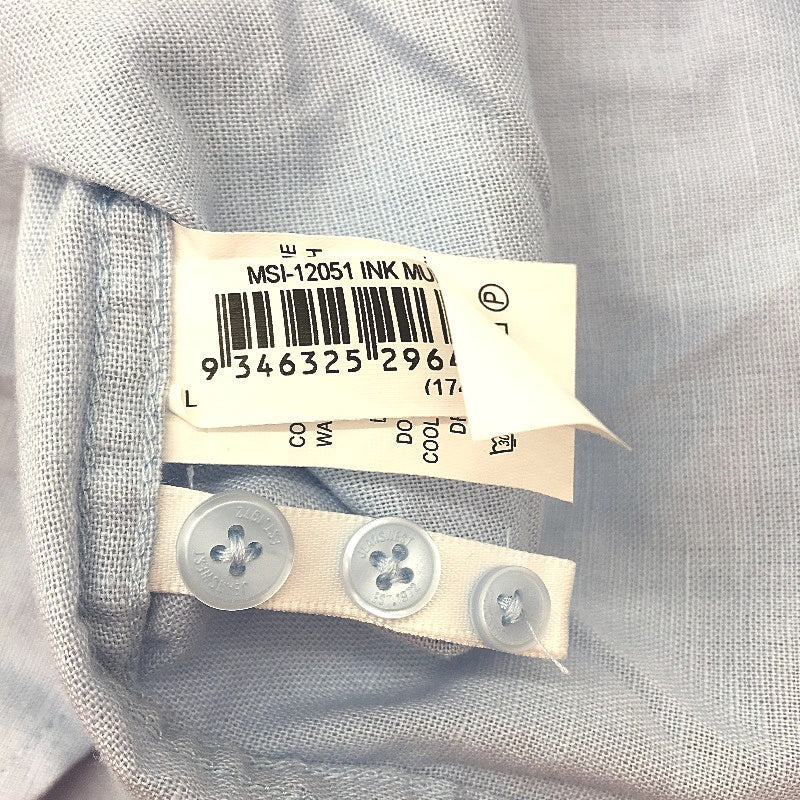 Jeanswest Light Blue 100% Cotton Long Sleeve Casual Shirt Mens Size L NEW