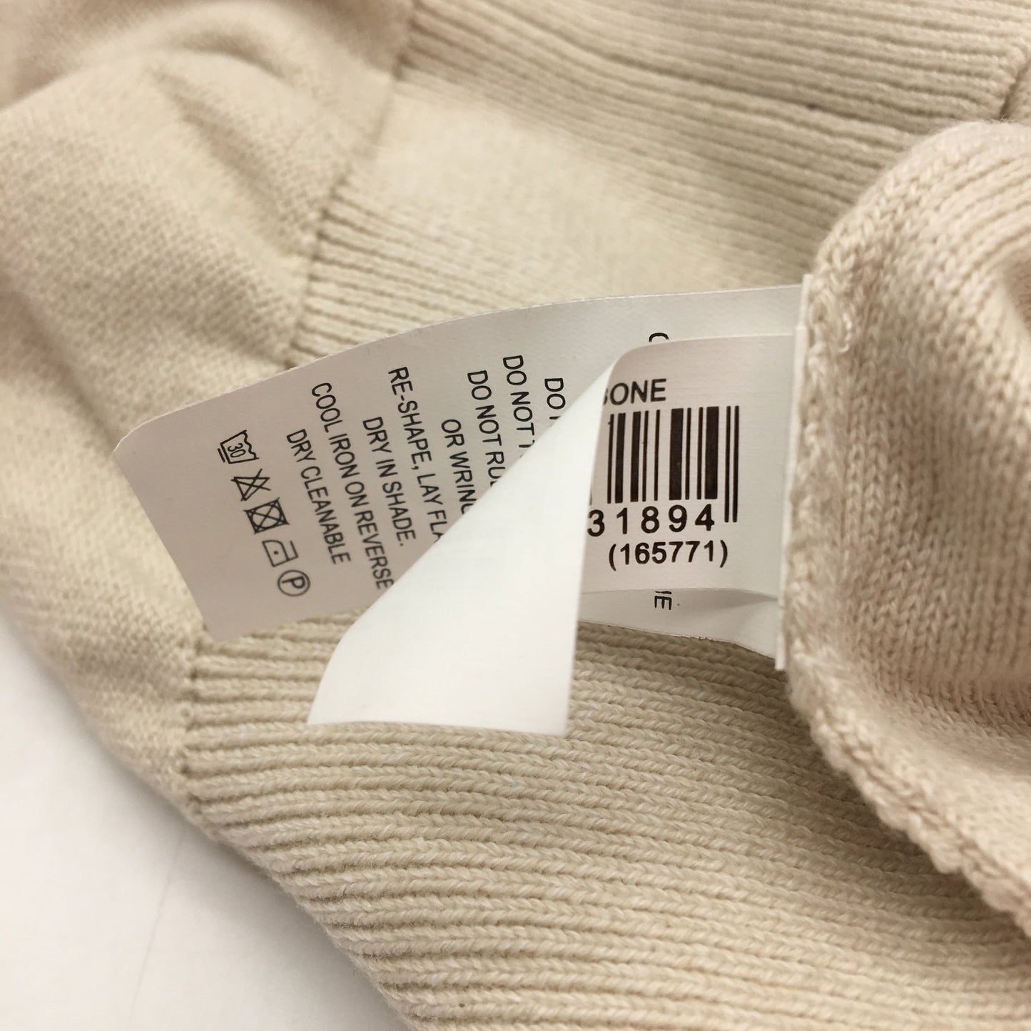 Jeanswest Victor Navy Stripe Bone White Thin Crew Knit Sweater Mens Sz Large NEW