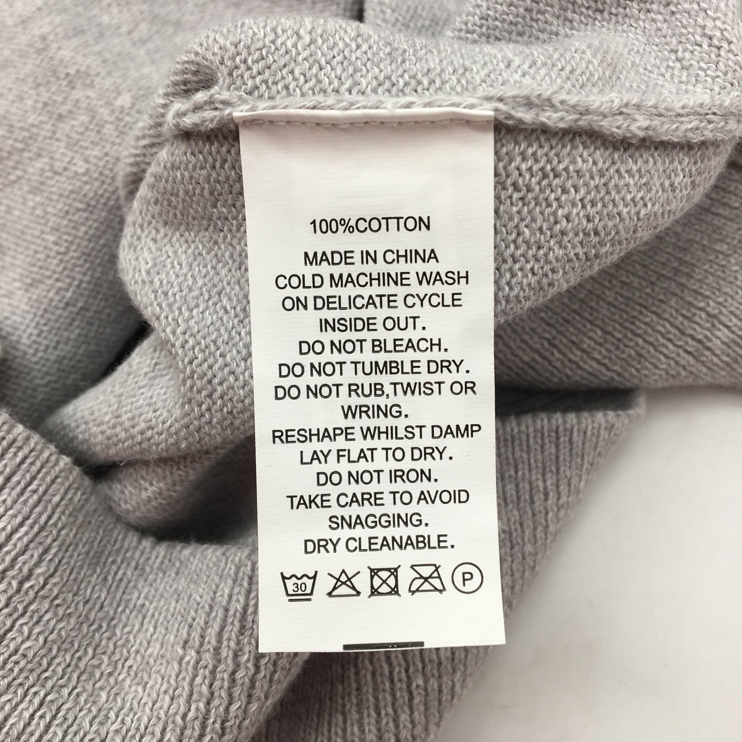 Jeanswest Fairfield Stripe Grey Cotton Crew Knit Sweater Mens Size XS NEW