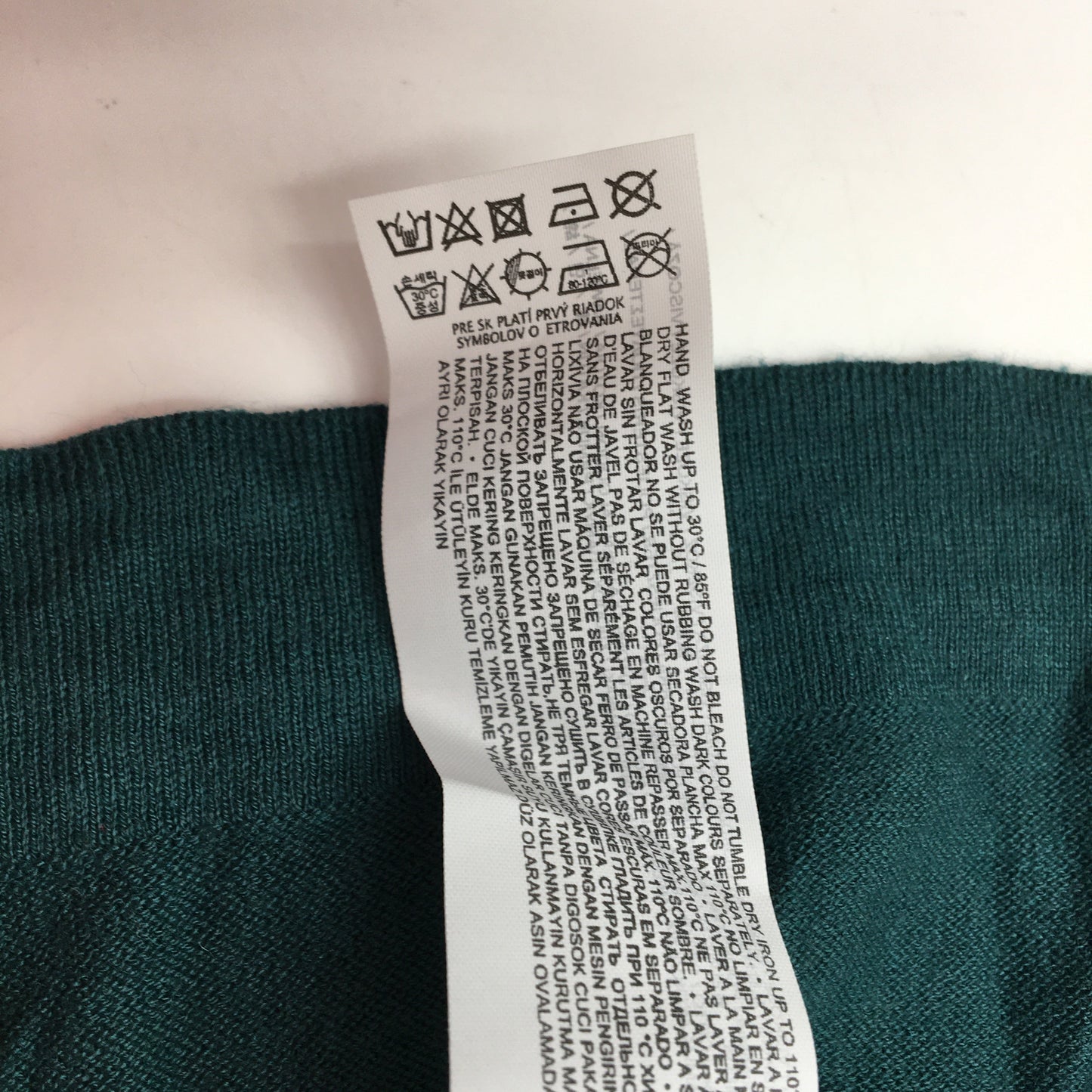 Violetta by Mango Emerald Green Thin Knit Cardigan Ladies Size Large NEW