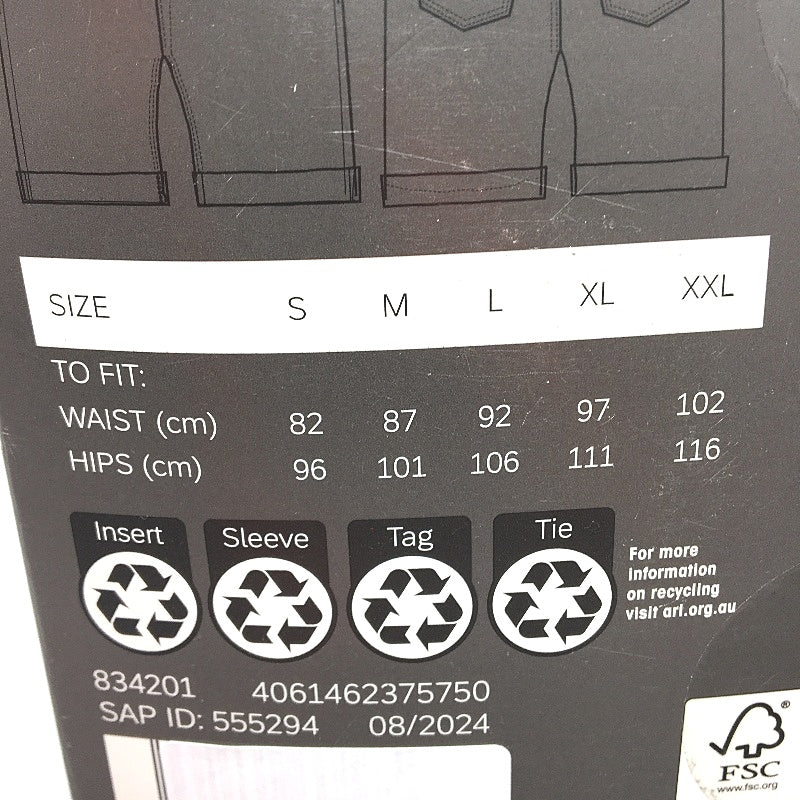 Westbay Drawstring Wasted Blue Denim Cuffed Sweat Shorts Mens Size L NEW