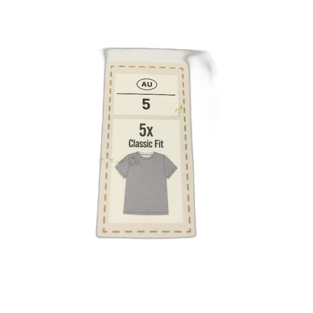 Lily & Dan 2 x 5Pks 100% Cotton Classic Fit Mutlicoloured Boys Tees Size 5 NEW