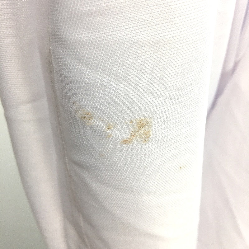 PZZ Beach White V Neck Light Sleeveness Maxi Chiffon Long Dress Womens Size L