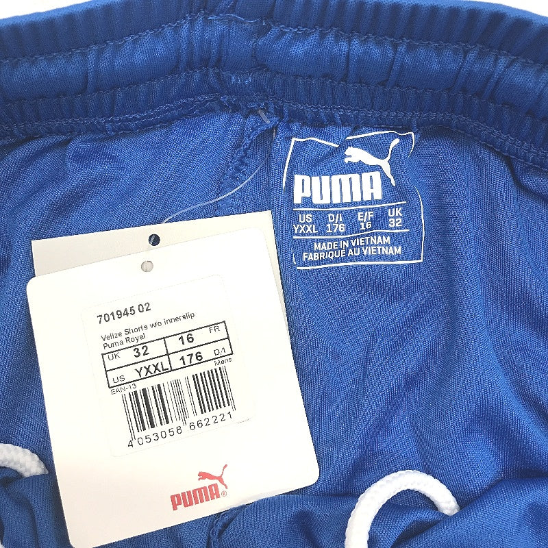 PUMA Blue Velize Lightweight Training Shorts Without Innerslip Youth Size XXL