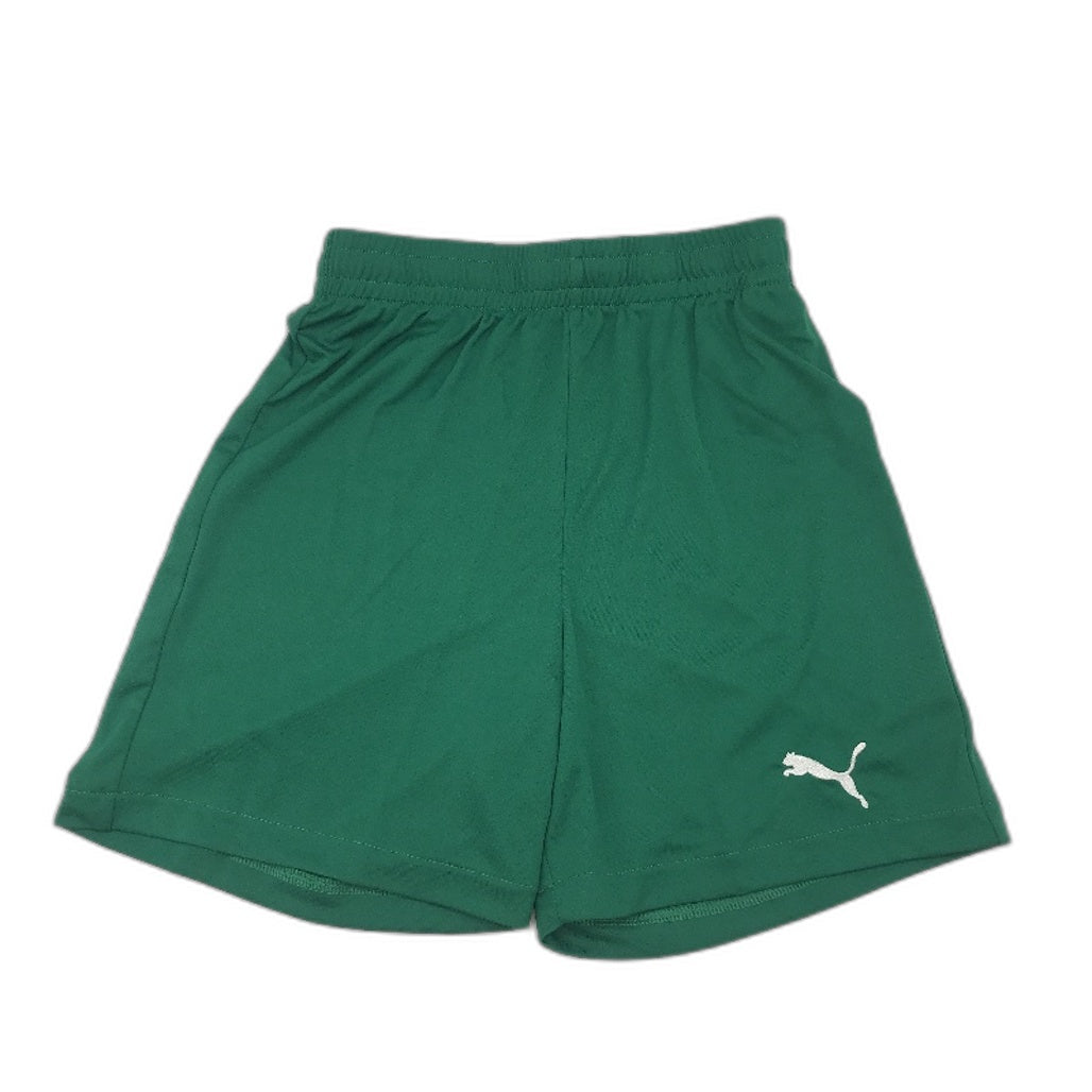 PUMA Green Velize Lightweight Training Shorts Without Innerslip Youth Size M
