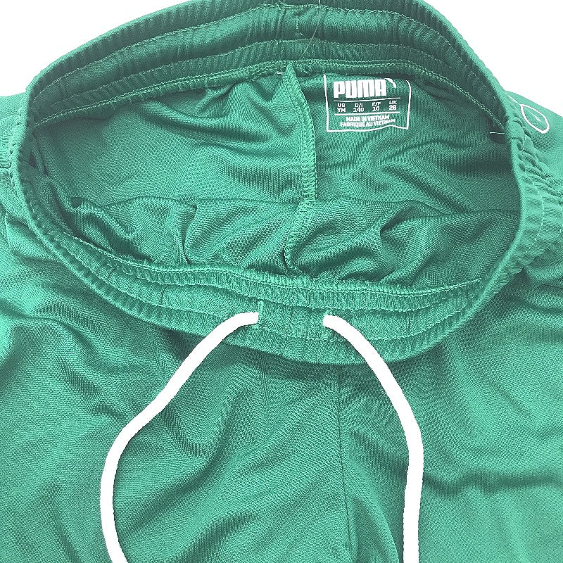 PUMA Green Velize Lightweight Training Shorts Without Innerslip Youth Size M