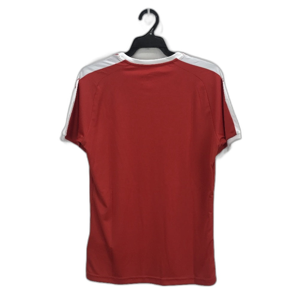 PUMA LIGA Jersey Red & White Sports T Shirt Training Top Mens Size XS