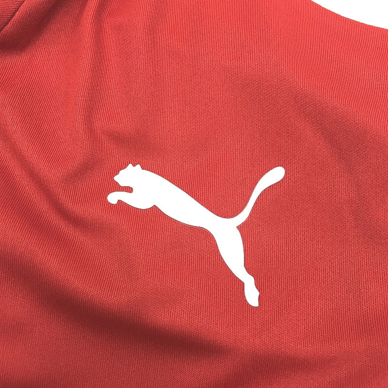 PUMA LIGA Jersey Red & White Sports T Shirt Training Top Mens Size XS