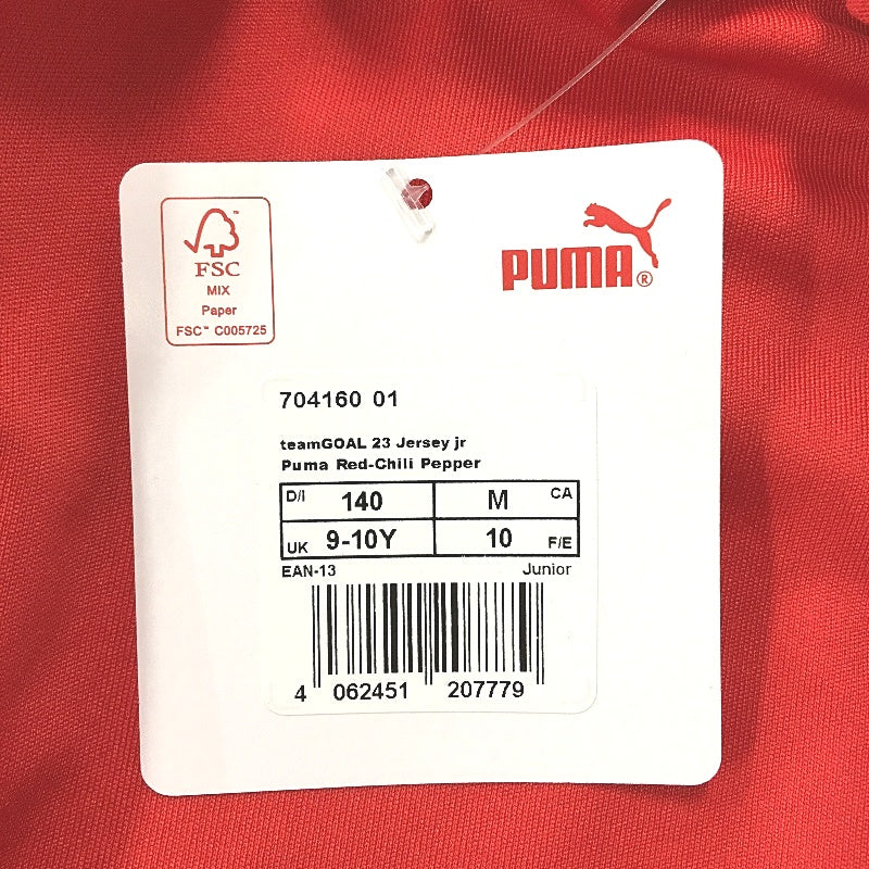 PUMA Junior Team GOAL 23 Jersey Short Sleeve Training Top Tshirt Youth 9-10Y