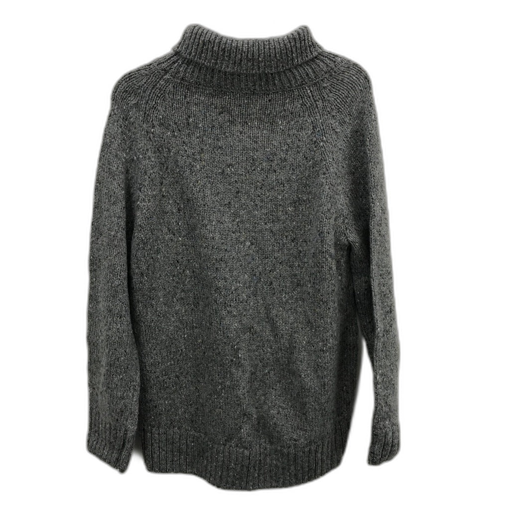 Regatta Grey Scallop Round Neck Chunky Style Knit Top Ladies Size 10 NEW