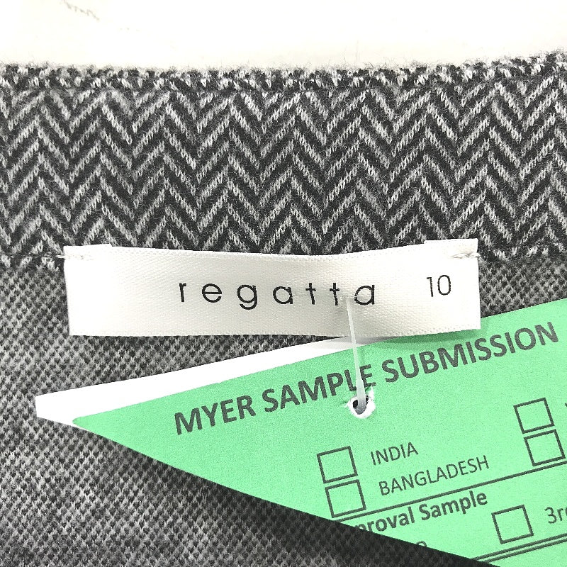 Regatta Pipers River Grey Button Feature Soft Long Sleeve Top Ladies Size 10 NEW