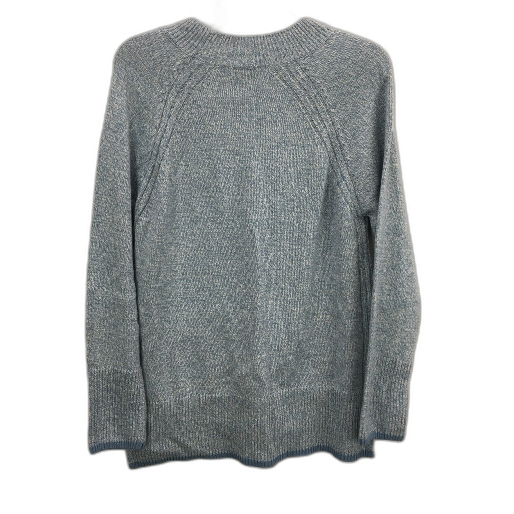 Regatta Soft Blue Ribbed Hem Small Gauge Knit Tableline Jumper Ladies Sz 10 NEW