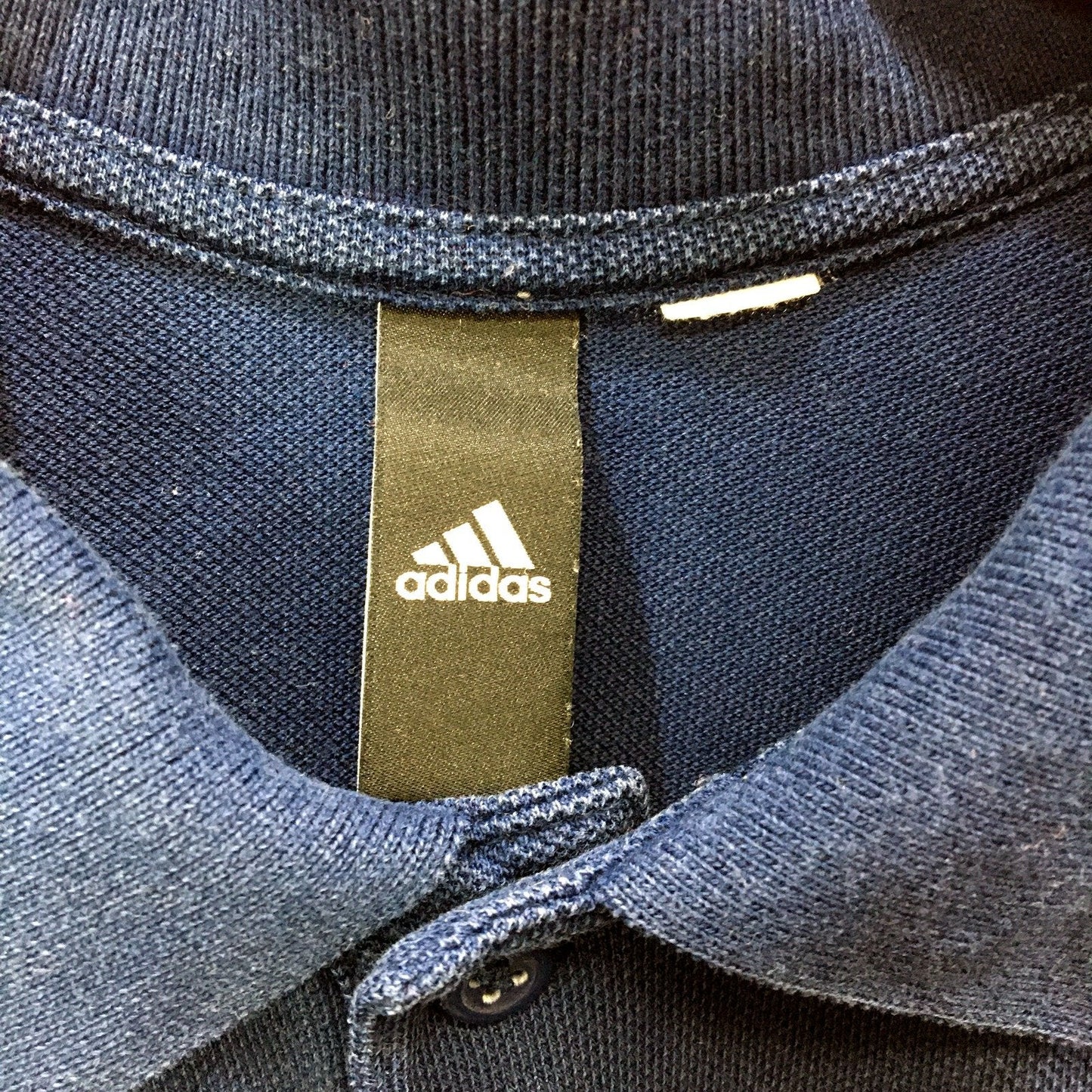 adidas Mens Navy Blue Striped Polo Shirt for 2XL Size