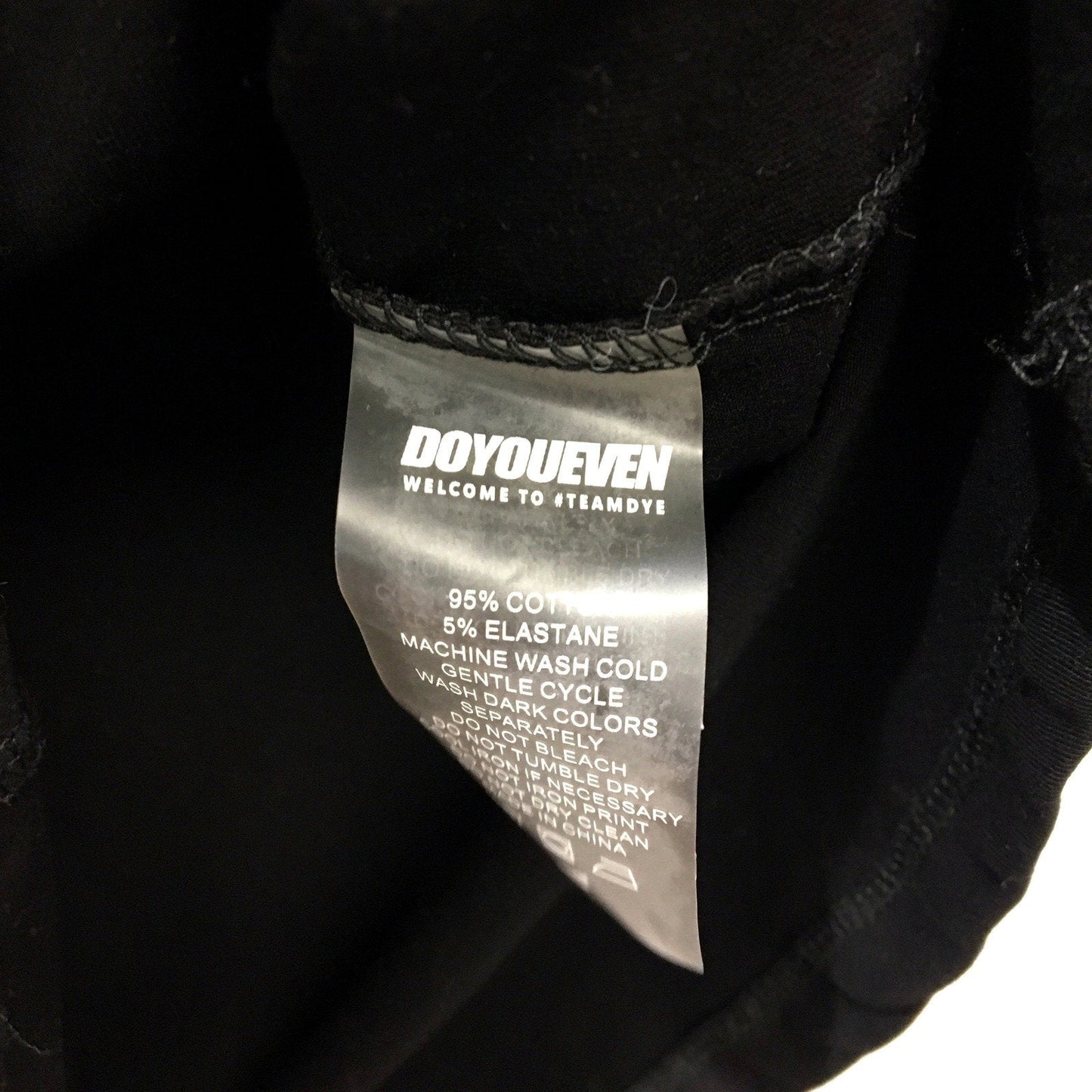 Doyoueven Womens Cotton Blend T-Shirt Comfortable Workout Gym Top Black NEW