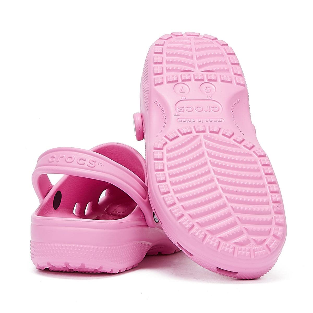 Crocs Classic Taffy Pink Clogs Lightweight Comfortable Shoes Unisex M8 W10 NEW