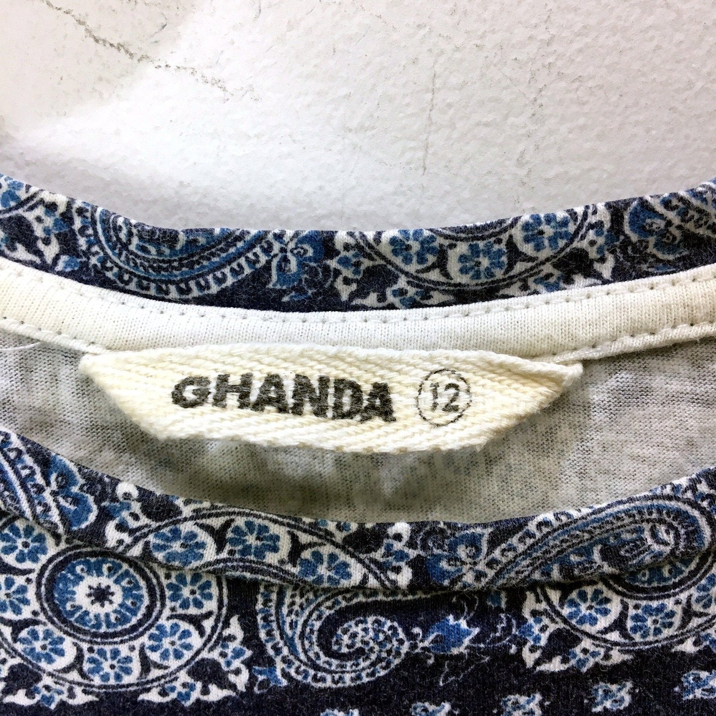 Ghanda Womens Sleeveless Patterned Top Multicolour Comfortable Size 12