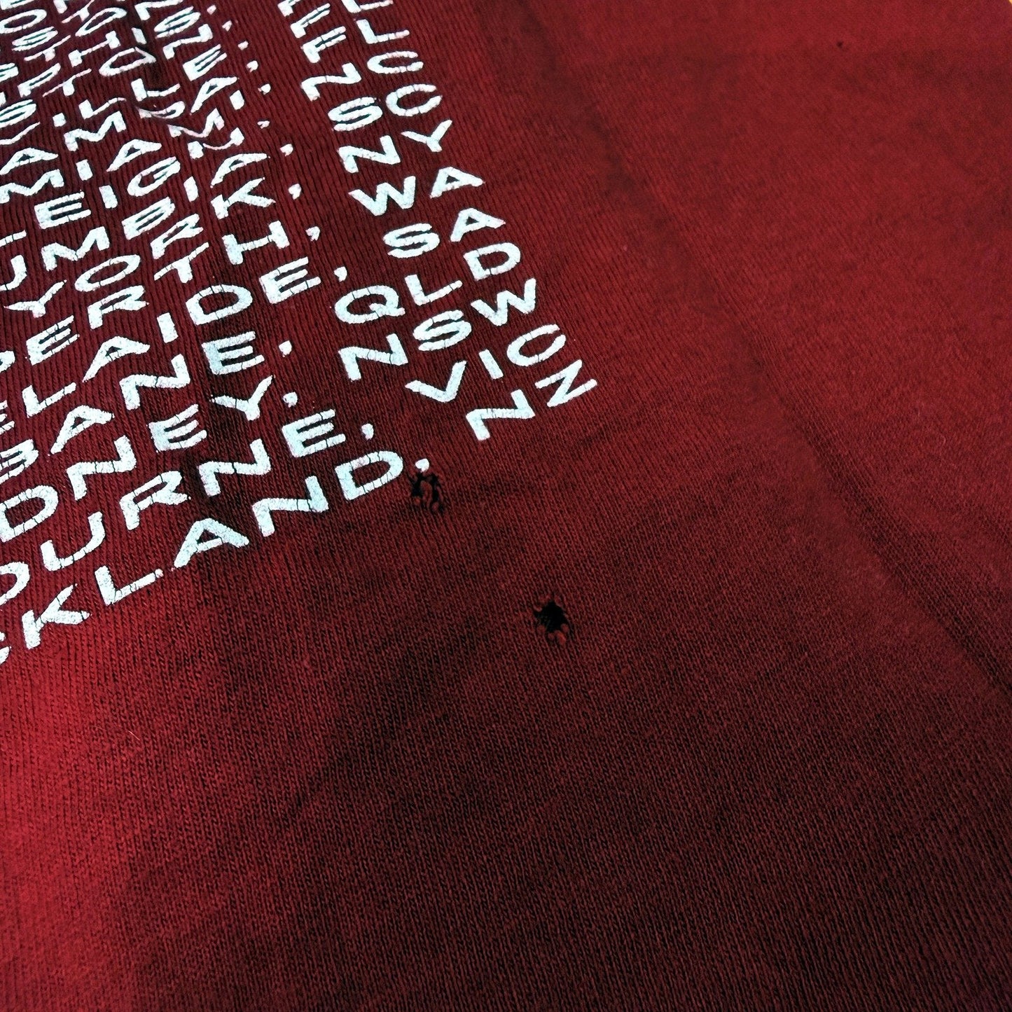 Taylor Swift Womens Speak Now Tour Red T-Shirt Size Small