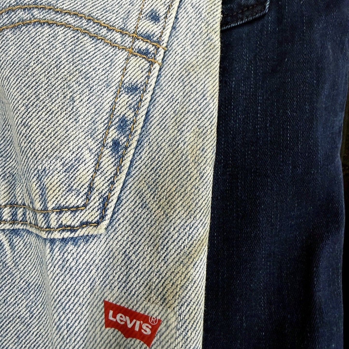 Levi's Womens Baggy Dad Jeans Loose Straight Leg Light Blue Size 26 x 32 NEW
