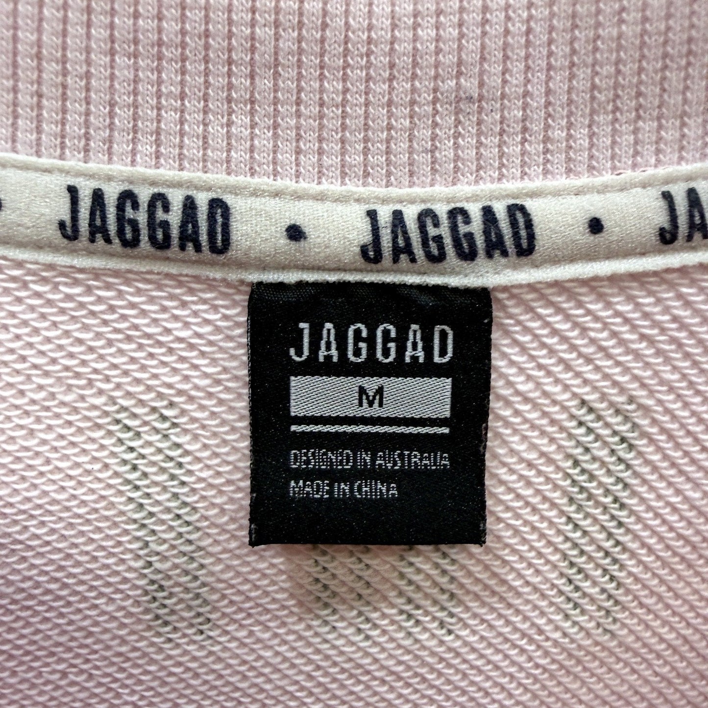 Jaggad Womens Light Pink Pullover Sweatshirt Comfortable Casual Size M