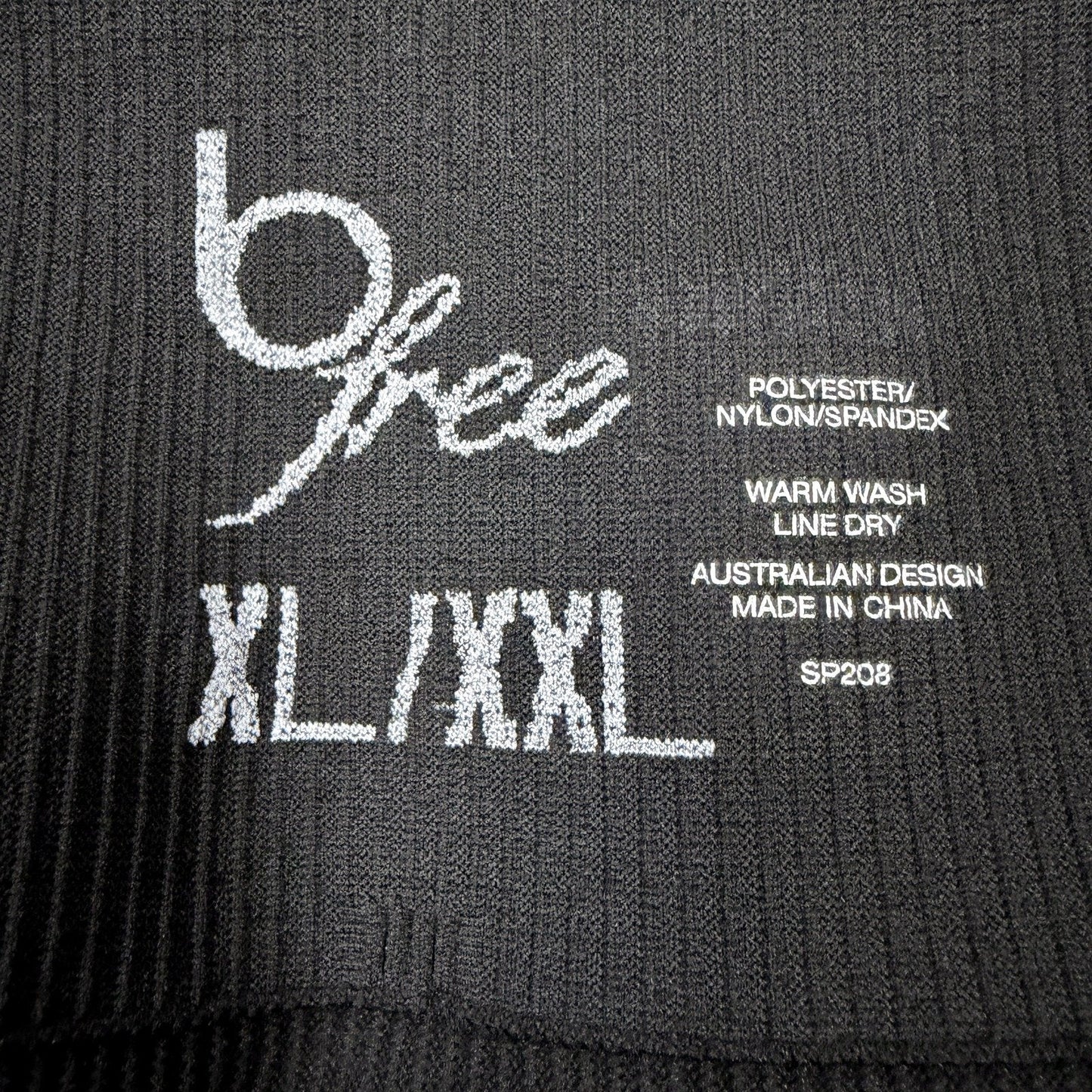 Bfree Australia Womens Honeycomb Seamless Leggings in Black, XL/XXL NEW