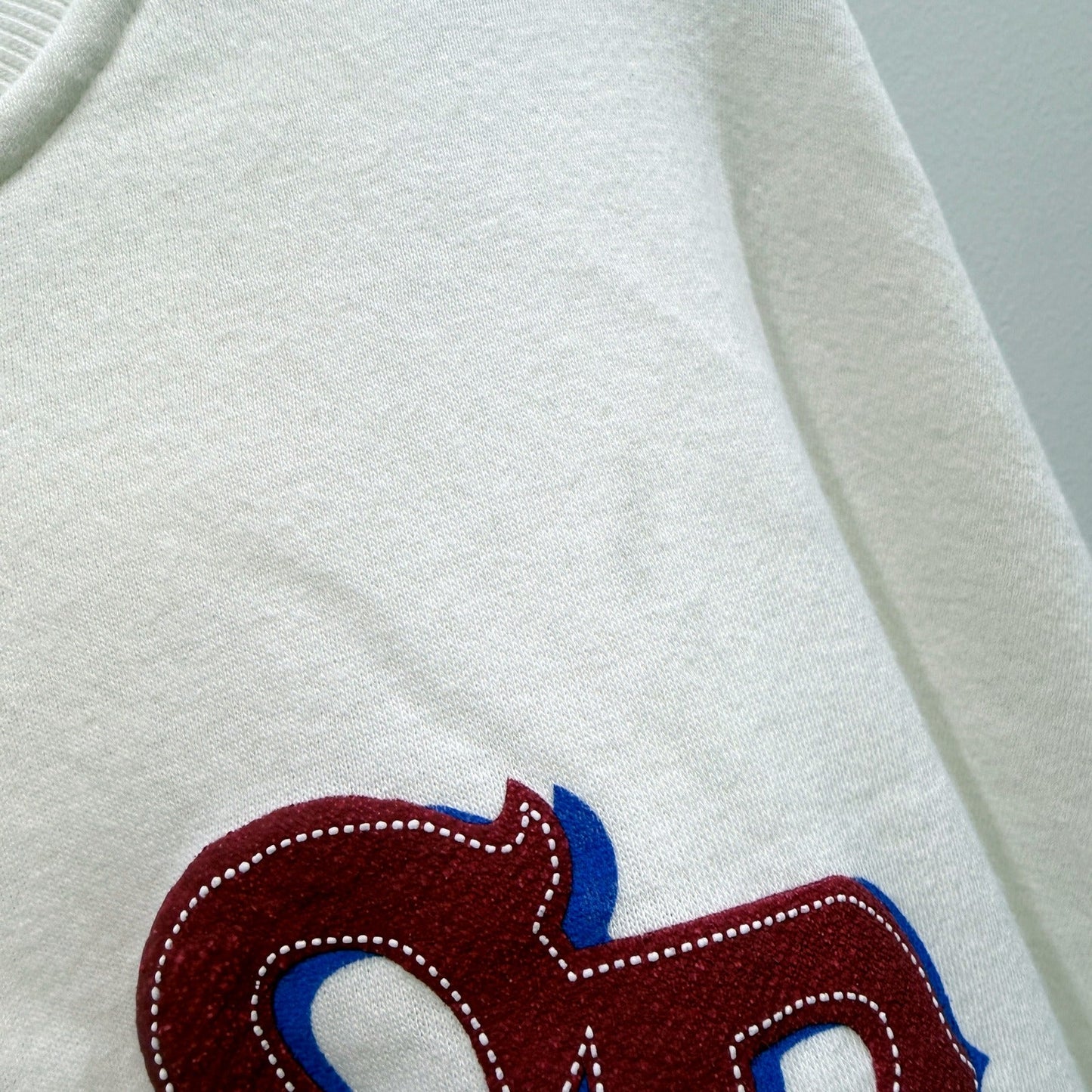 Subtitled Womens Zipped Sweatshirt Casual Athletic Hoodie White Size L NEW