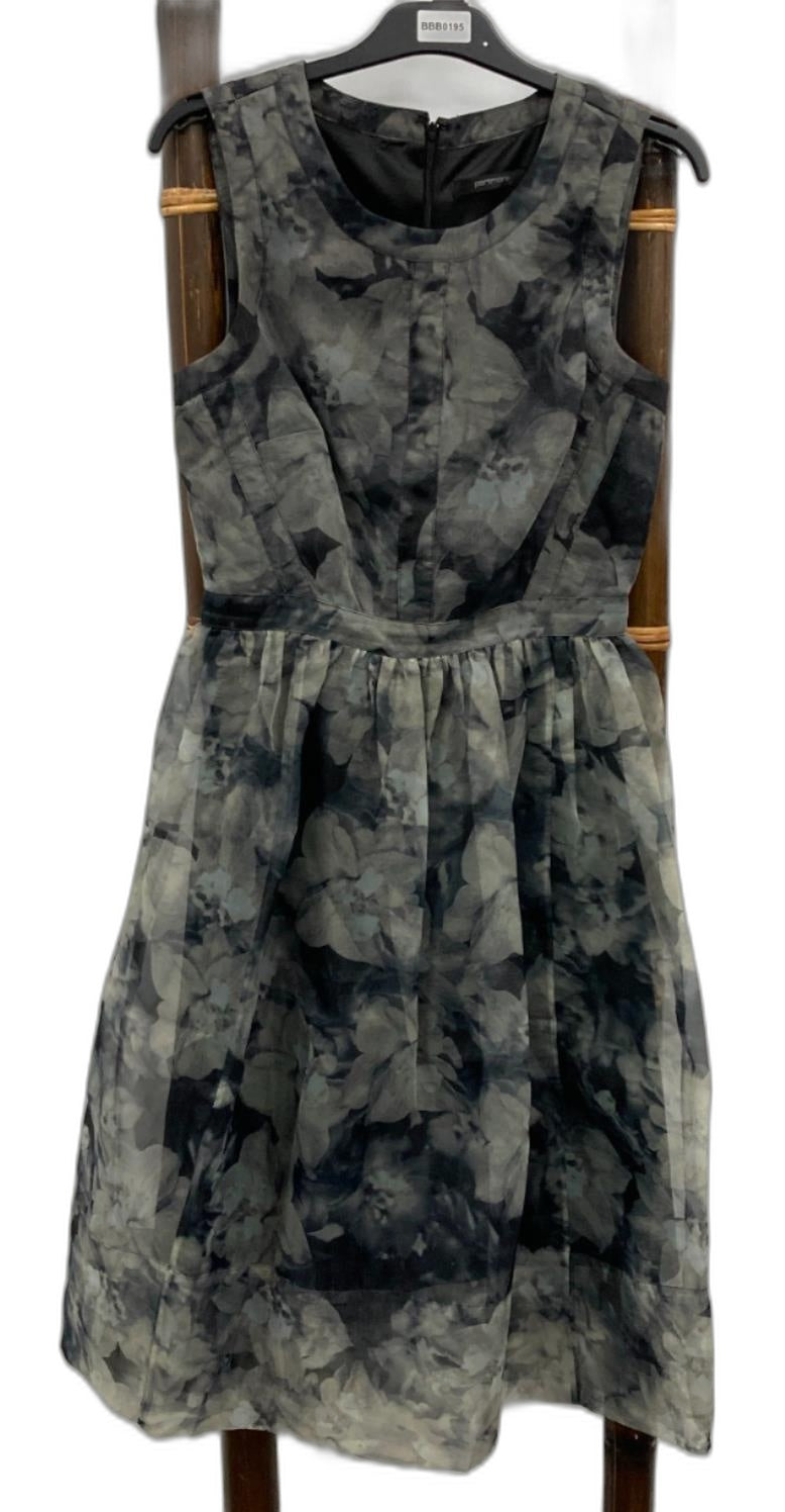 portmans-sleeveless-floral-muted-green-lined-dress-ladies-sz-8-tvshow