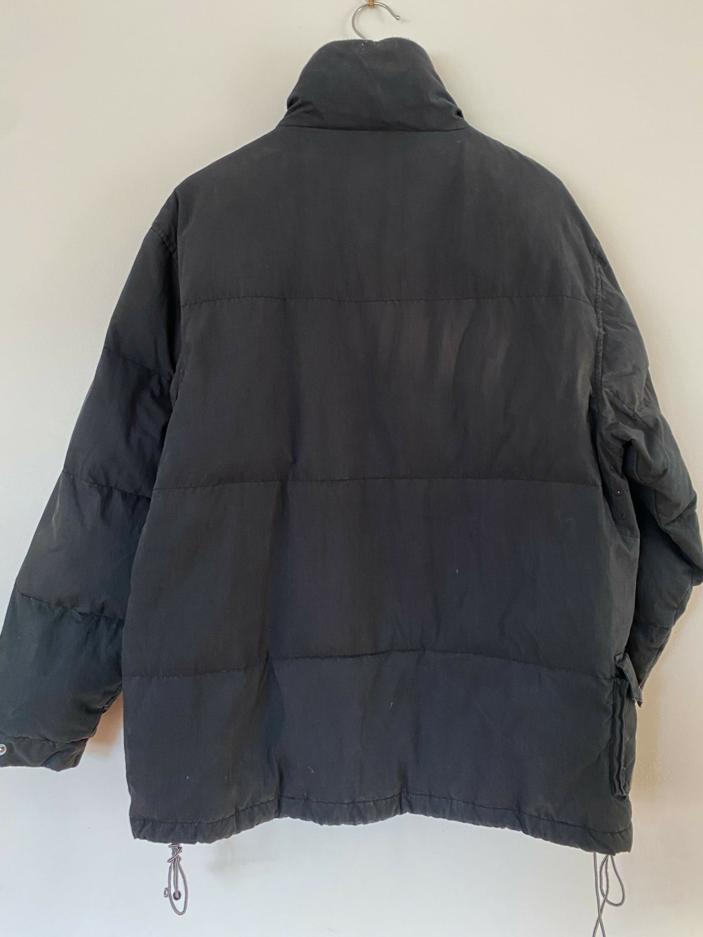 Men's Quicksilver Size Medium Navy Cotton-Blend Padded Jacket