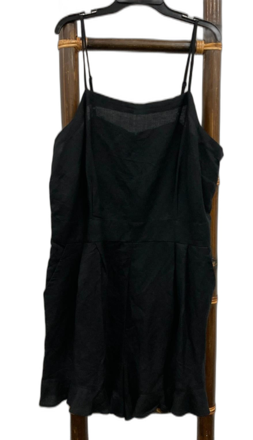 Loft Camisole Style Top Short Leg Playsuit Black Ladies Sz 14 NEW