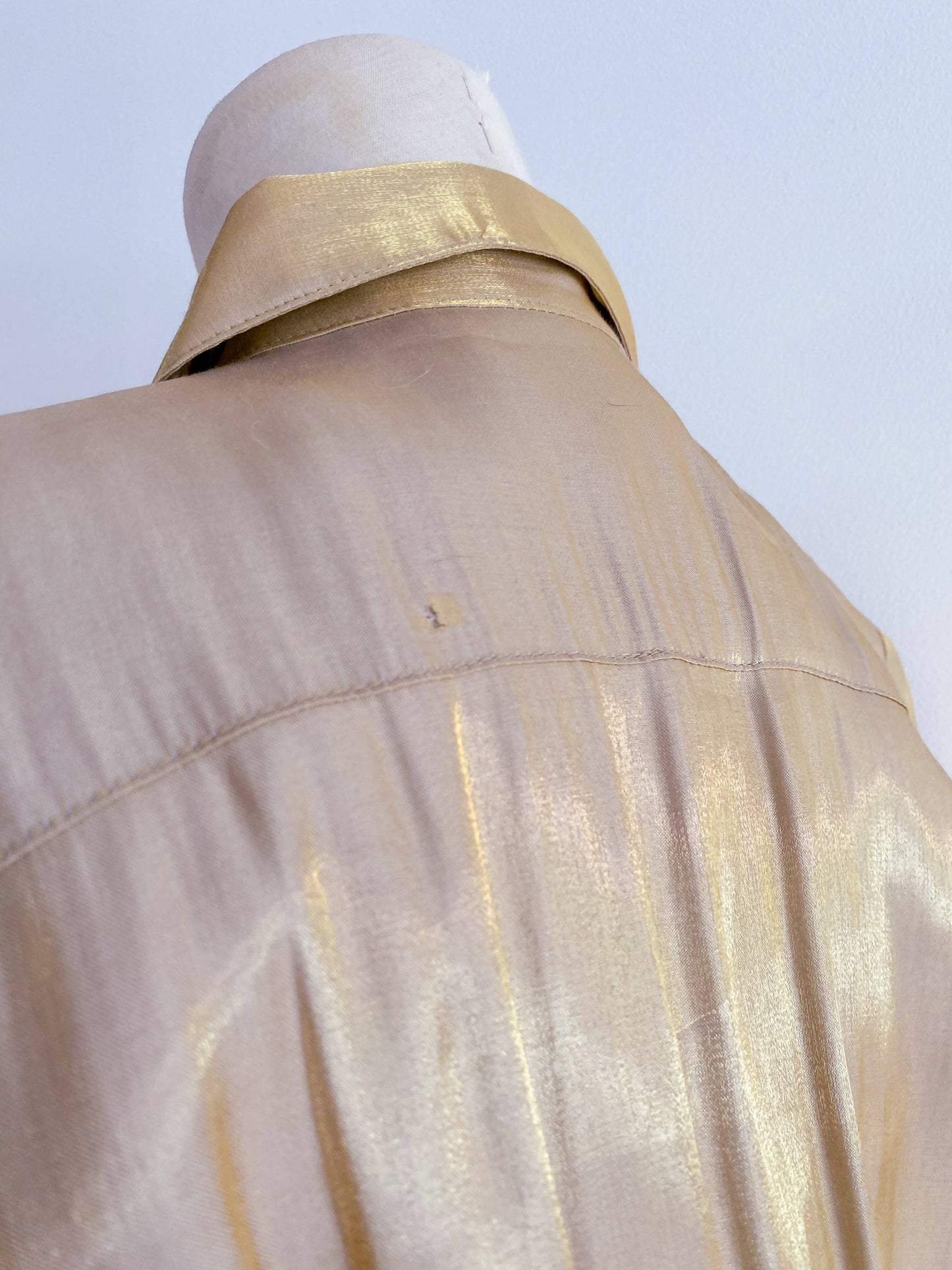 Vintage Caché Size 4 (AU 8-10) Sateen and Velvet Jumpsuit