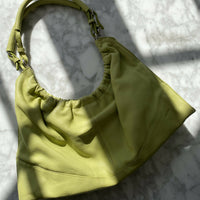 Milleni Green Leather Bag