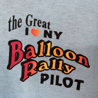 Men's Size XL Vintage 1993 Balloon Rally Blue Cotton-Blend Polo T-Shirt