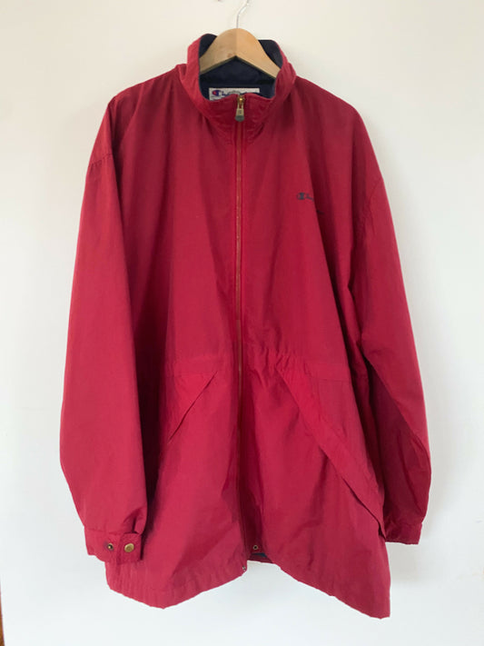 Men's Champion Size XL Burgundy Windbreaker Jacket