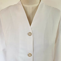 Vintage Table Eight Size 8 White Blouse