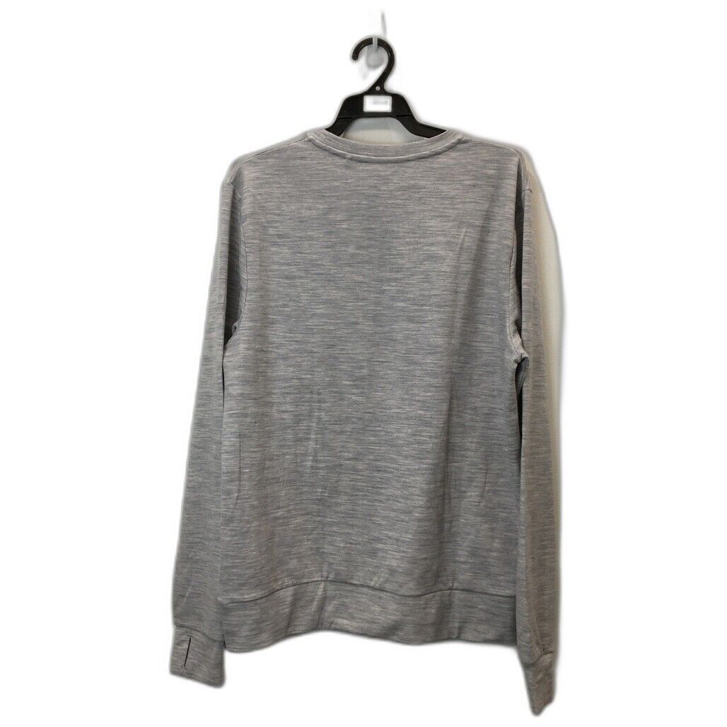 NEW Crane Performance Merino Wool Blend Sweat Top Grey Unisex Size M