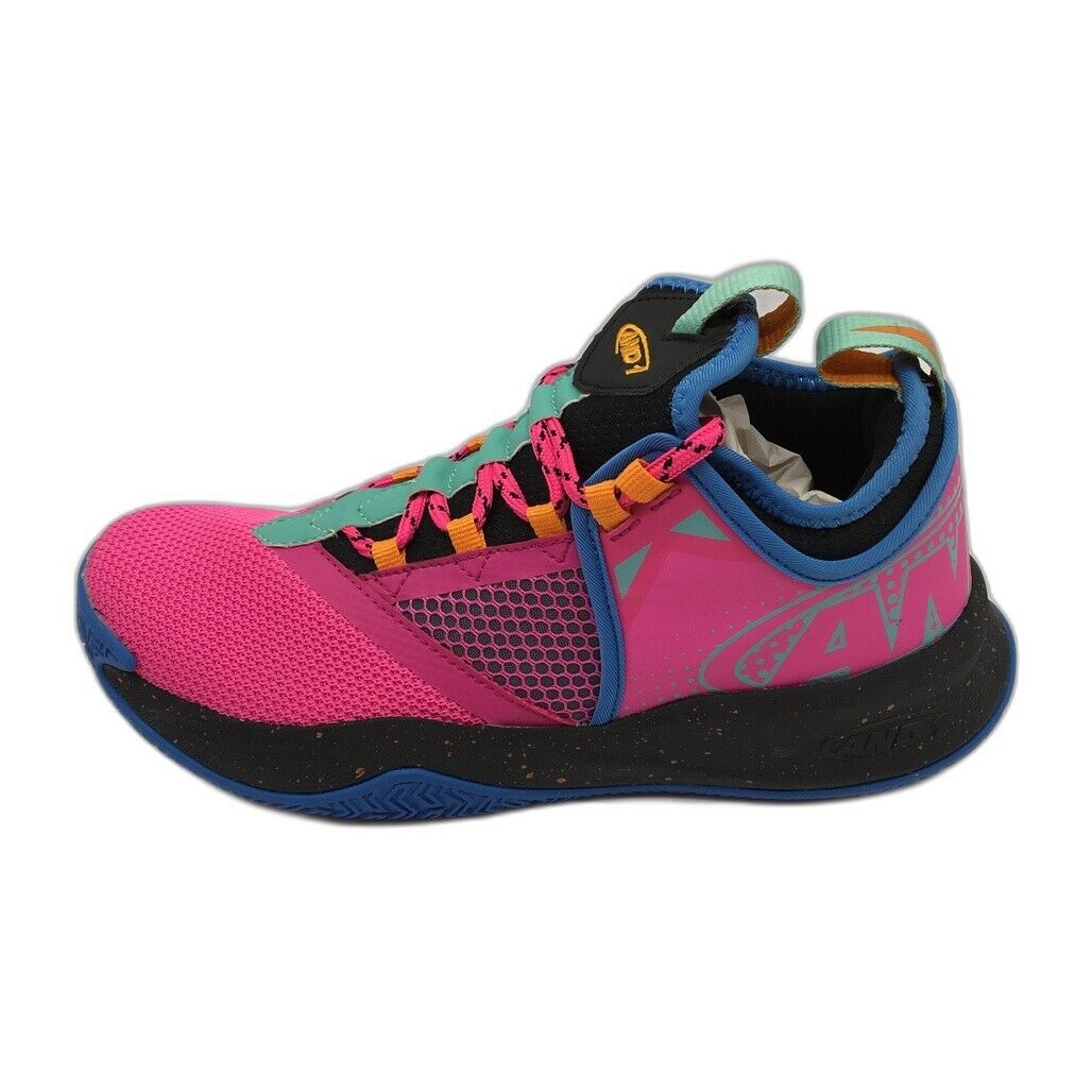 AND1 Charge Pink & Black Basketball Sneaker Shoes Kids Unisex Size 6 NEW