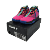 AND1 Charge Pink & Black Basketball Sneaker Shoes Kids Unisex Size 4 NEW