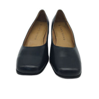 Ponte Vecchio Hannah Navy Blue Soft Leather Heeled Shoes Ladies Size 9.5 NEW