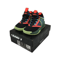 AND1 Charge Green, Blue & Black Basketball Sneaker Shoes Kids Unisex Size 13 NEW