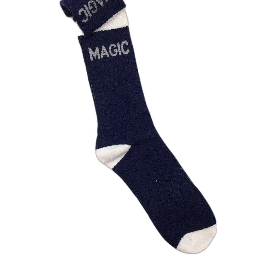 AND1 3 Piece Navy & White Sports Performance Crew Sock Unisex Size Large NEW