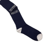 AND1 2 Piece Navy & White Sports Performance Crew Sock Unisex Size Medium NEW