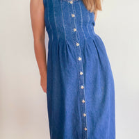 Size 12 Denim Midi Dress