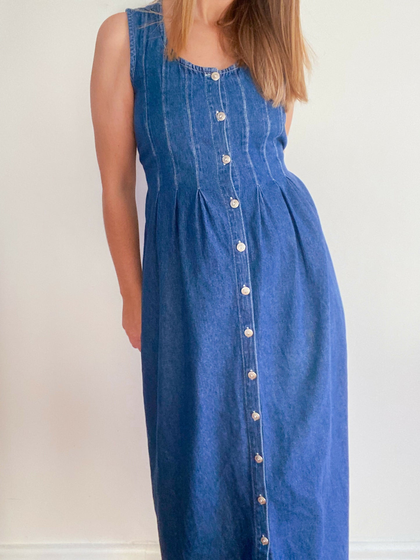 Size 12 Denim Midi Dress