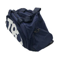 NEW T90 Multicompartment 100% Nylon Navy Blue Sports Gym Duffle Bag w/ Strap