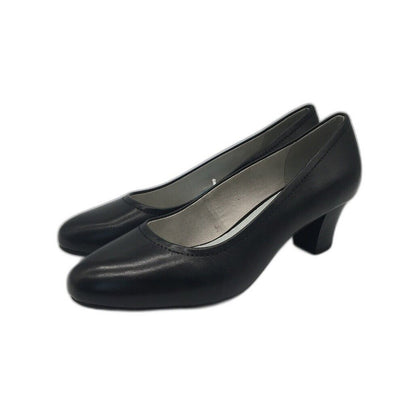 Planet Shoes Cobra Relaxed Fit Leather Heeled Pumps Black Womens Size 40 NEW