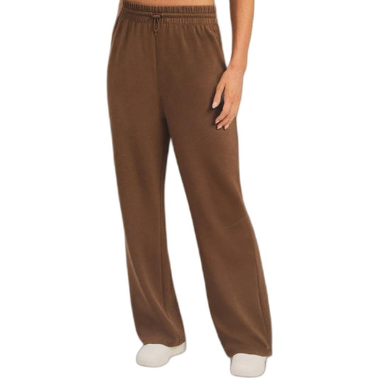 Crane Performance Soft Polyester Blend Women's Track Pants Brown Size Large NEW