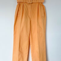 Sheike Size 6 Orange Paperbag-Waist pants